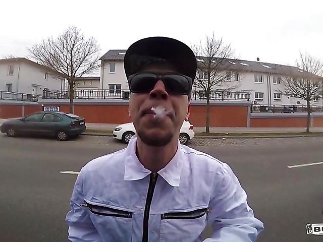 Sex in a van with busty brunette Jacky Lawless