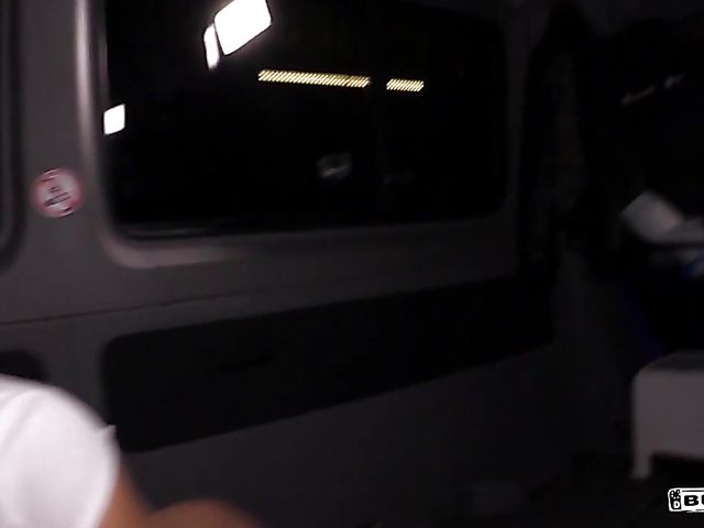 Sex in a van with busty brunette Jacky Lawless