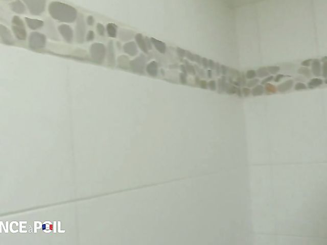 French amateur teen Jess does anal with two guys