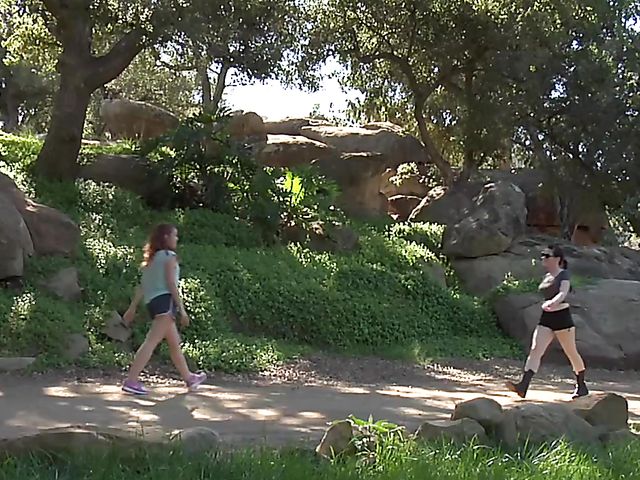 A real hot threesome with two natural girls