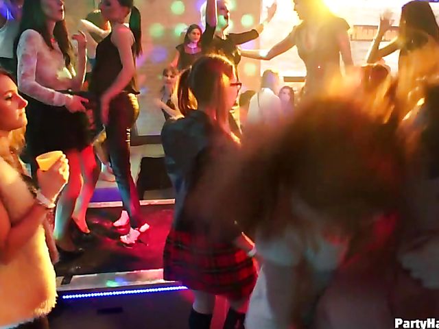 Slutty chicks get dirty at a hardcore party