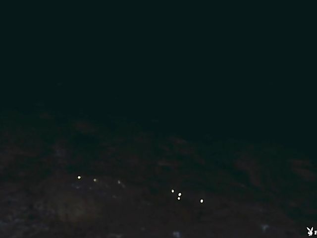 Bikini model Tahlia Paris posing naked on the beach