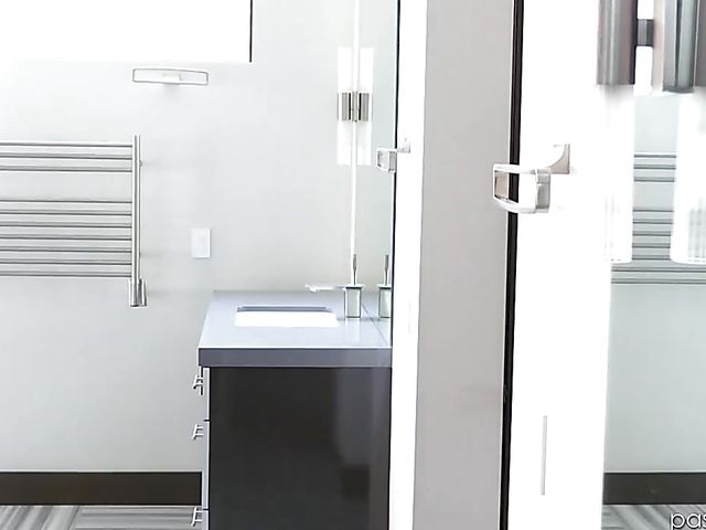 Natural boobs girl Lena Paul seduces a guy