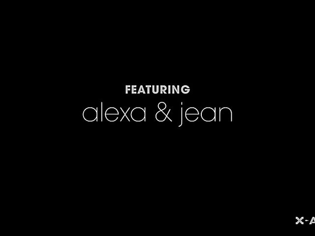 Blonde skinny girl Alexa Grace has sex by the fire