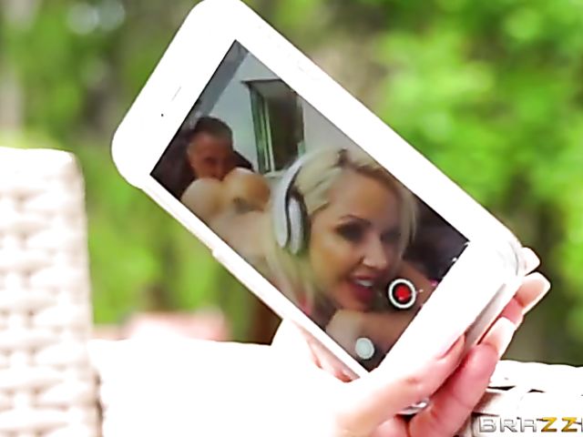 Nina Elle anal by the pool with Keiran Lee