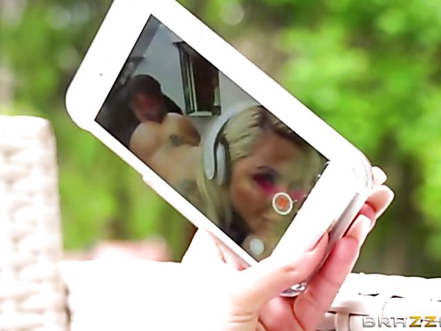 Nina Elle anal by the pool with Keiran Lee