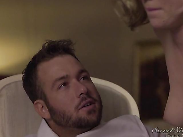 Hard sex on the dining table with Lily LaBeau