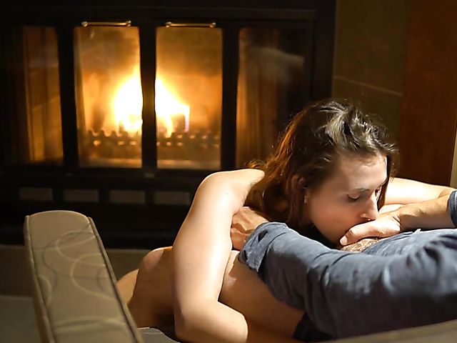 Piper Blush - Amazing blowjob at the fireside