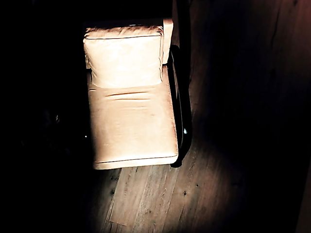 Slim babe Cara Mell fingering herself in the dark