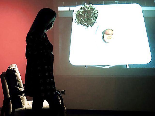 Slim babe Cara Mell fingering herself in the dark