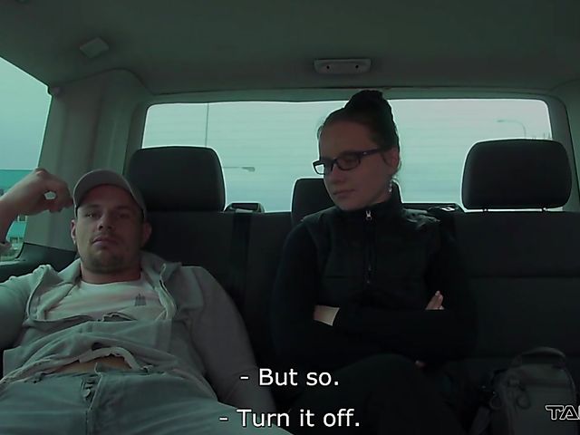 Car threesome with Czech amateurs Linda and Wendy