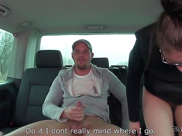 Car threesome with Czech amateurs Linda and Wendy