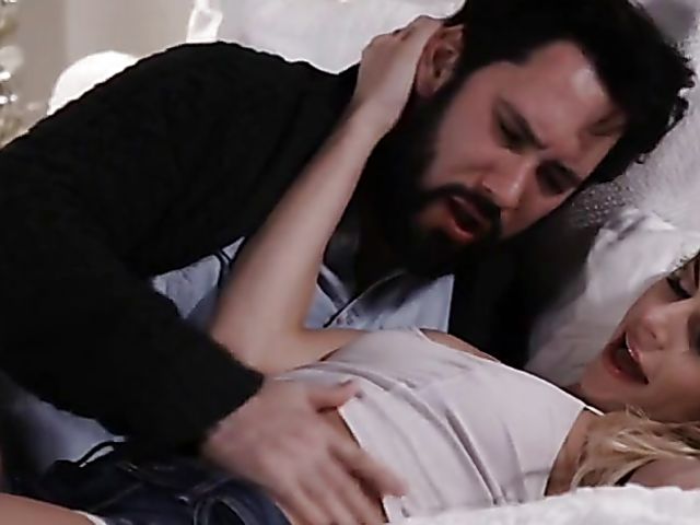 A lot of fun in bed with teen babysitter Sydney Cole