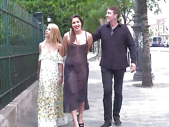 Public anal fisting in Budapest with Amirah Adara