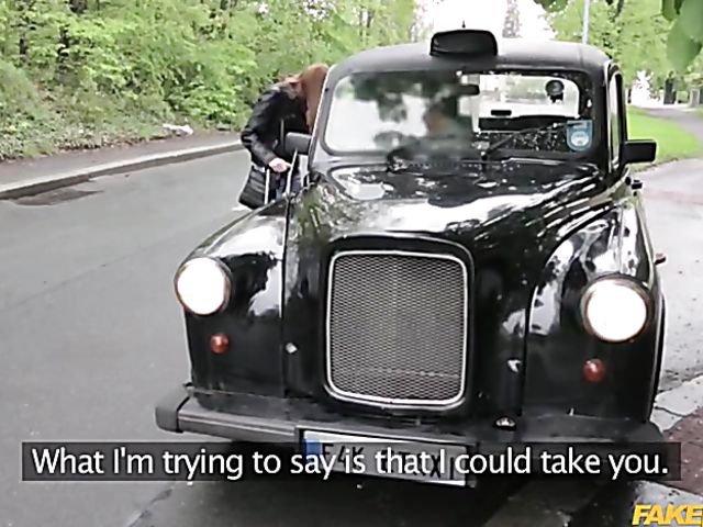 Fake taxi sex with slutty redhead Chelsy Sun