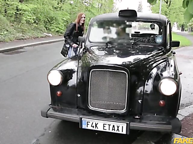 Fake taxi sex with slutty redhead Chelsy Sun
