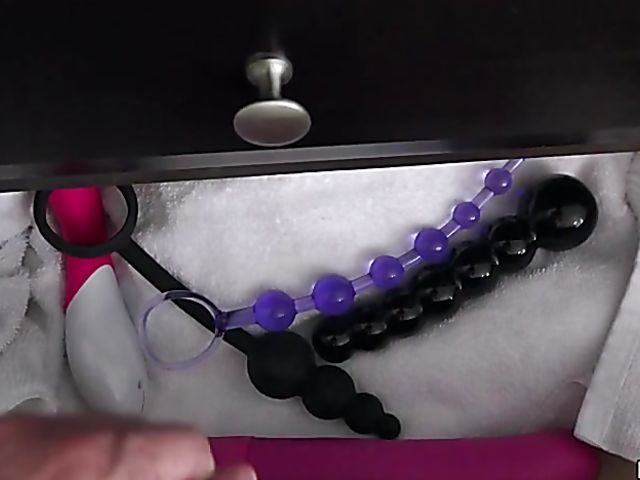 Anal beads and a cock for Brooke Beretta