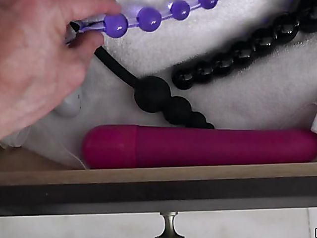 Anal beads and a cock for Brooke Beretta