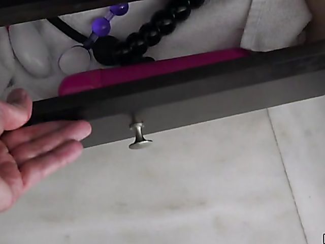 Anal beads and a cock for Brooke Beretta