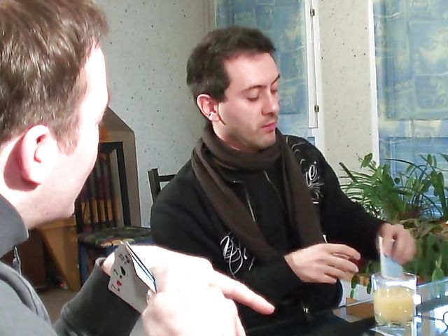 DP gangbang after a game of poker