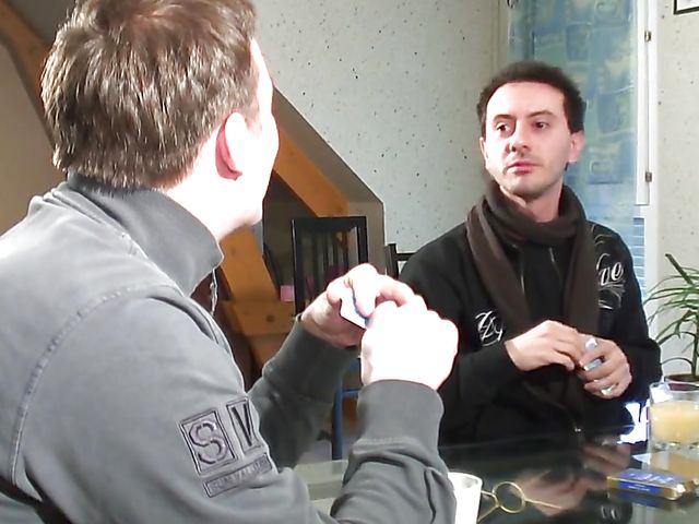 DP gangbang after a game of poker