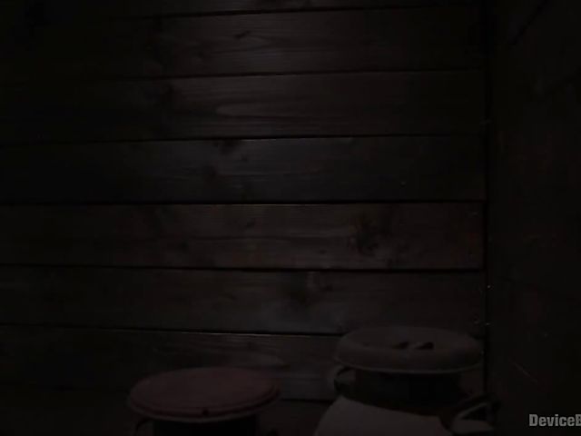 Shaved blonde Ariel X in Device Bondage