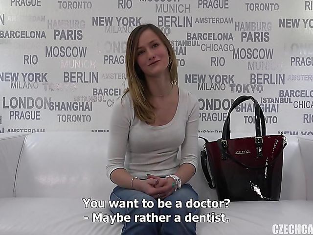 18 year old Czech teen Martina gets pounded