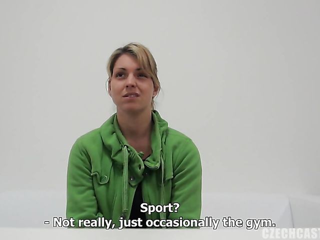 Big tits Czech chick Petra gets nude