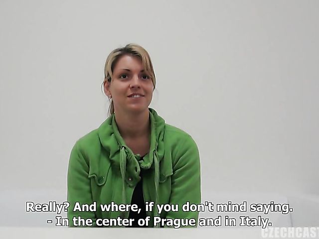 Big tits Czech chick Petra gets nude