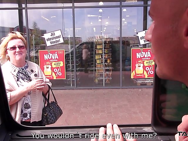 Czech chick gets picked up and fucked in a van