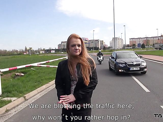 Czech chick gets picked up and fucked in a van