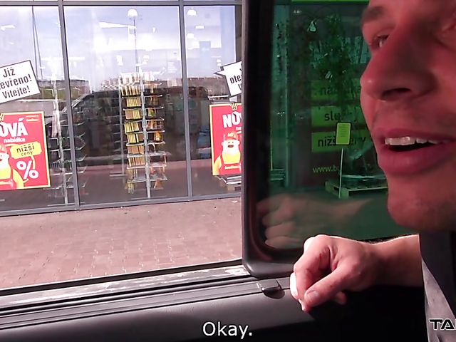 Czech chick gets picked up and fucked in a van