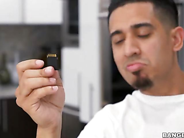 Big tit redhead Skyla Novea takes a cock in the kitchen