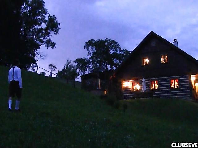 Busty teen Anabelle gets fucked in the Alps