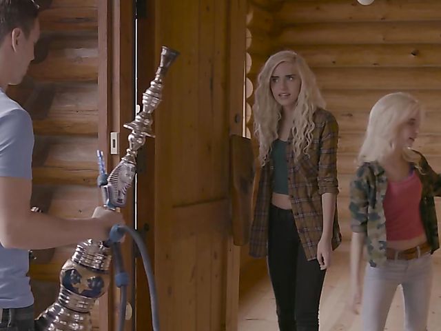 Two blonde threesome with Piper Perri and Naomi Woods