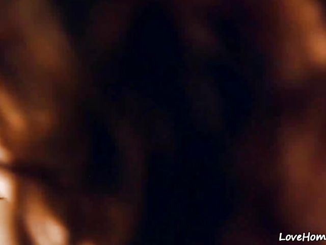 Hot girlfriend sucks and fucks in front of the mirror