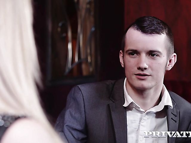 British slut Carmel Anderson sucks and fucks in the strip club