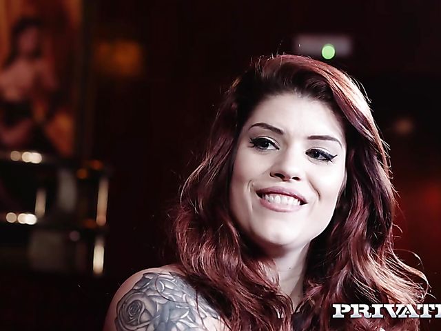 British redhead stripper Lucia Love has anal with a black guy