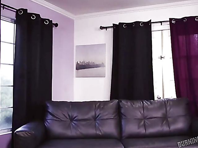 Charlotte Sartre - Double anal in pink fishnets