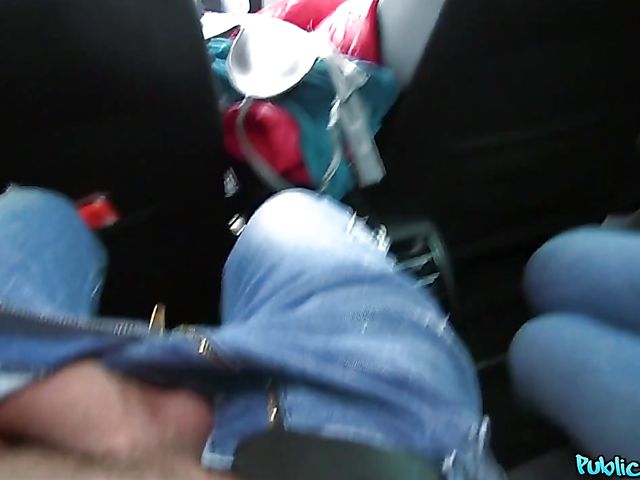 Busty doll Alexis Bardot having sex for cash in the car