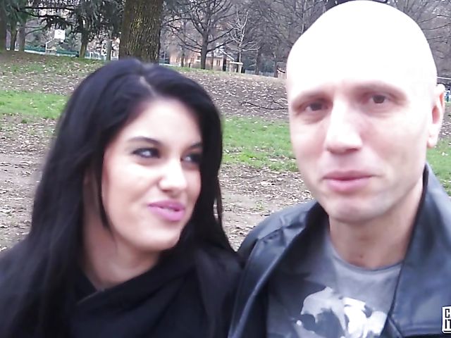 Spanish Italian couple anal on camera