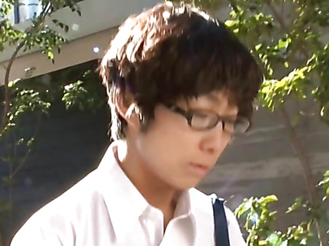 Shy Japanese guy gets some pussy