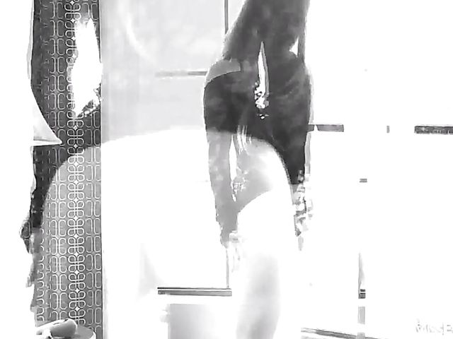 Eva Lovia - Black and white masturbation solo