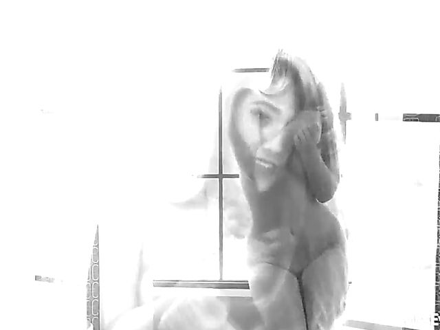 Eva Lovia - Black and white masturbation solo