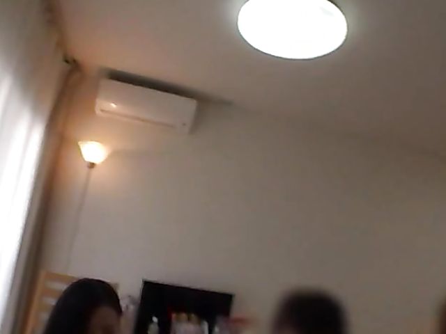 Japanese orgy with drunk girls in the living room