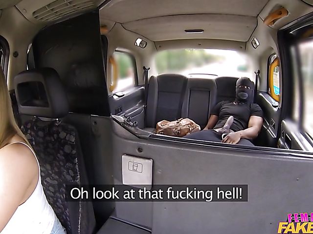 MILF Rebecca M takes criminals big black cock in the taxi