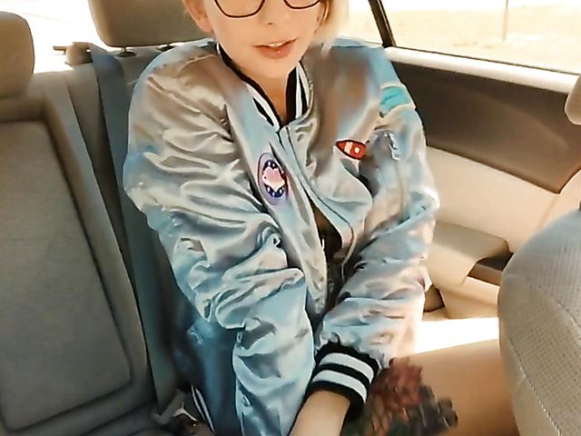 Riley Vega - Risky car masturbation on highway