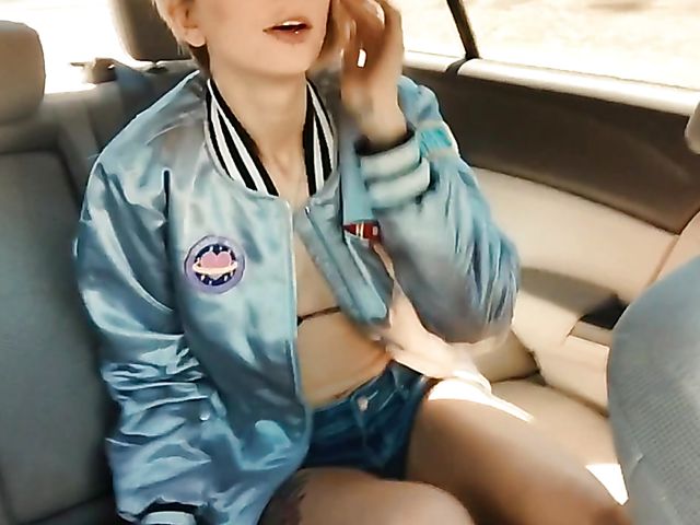 Riley Vega - Risky car masturbation on highway