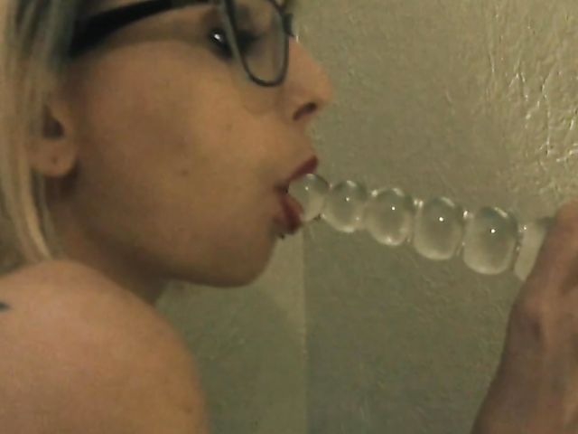 Tattooed Riley Vega homemade dildo porn