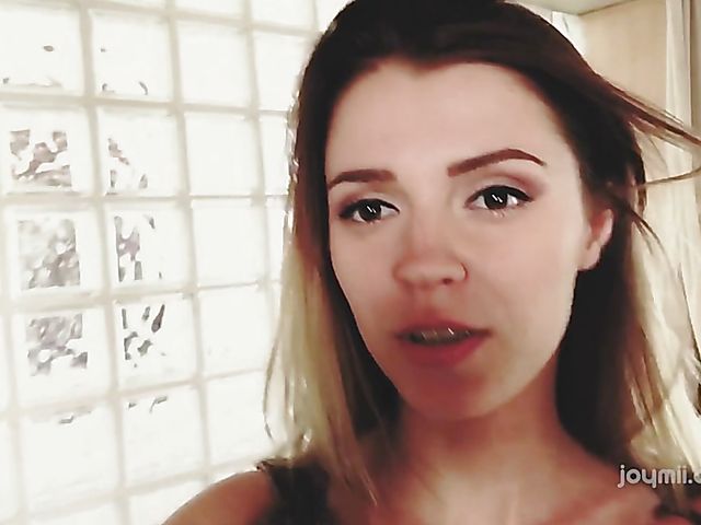 Mary Kalisy finger orgasm on the bed